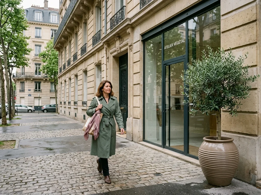 Entrée du cabinet d'hypnose Cours Vitton, illustrant le cadre apaisant du 6e arrondissement lyonnais.
